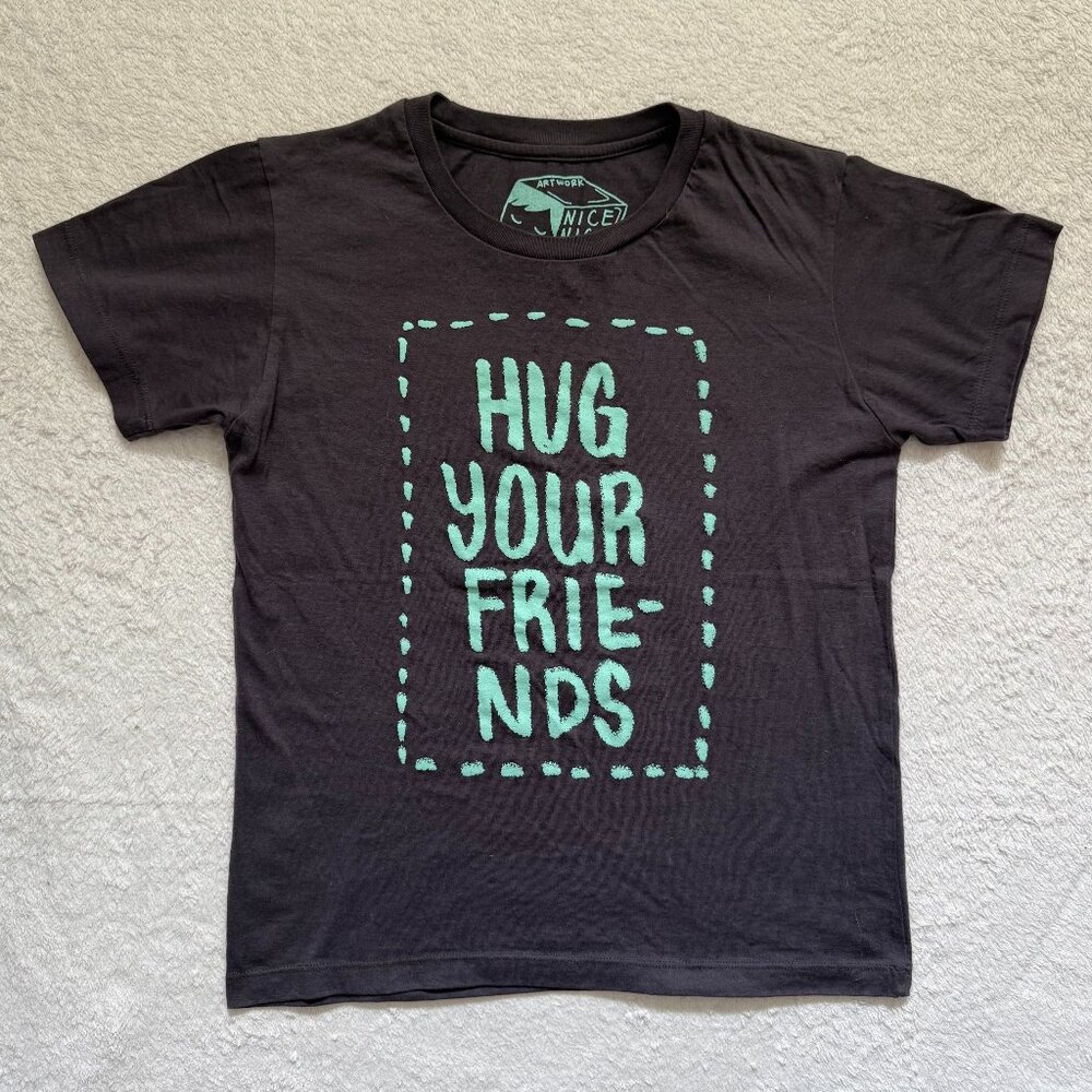 Artwork 'Hug Your Friends' Graphic Tee